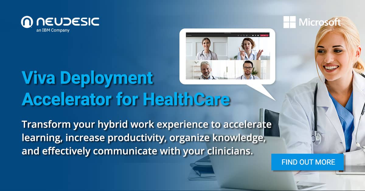 Viva Deployment Accelerator For Healthcare Neudesic