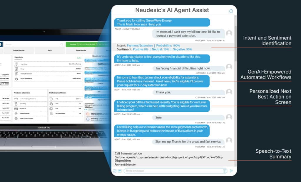 AI Agent Assist, boost productivity call center agents