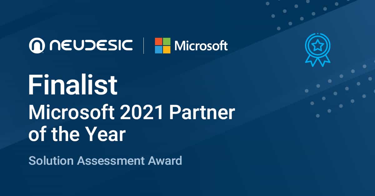 Neudesic Recognized As 2021 Microsoft Solution Assessment Partner Of 